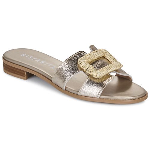 Ciabatta donna Hispanitas YAKARTA-HV253881 in oro, elegante e comoda, perfetta per ogni occasione estiva. Design raffinato con materiali di alta qualità, ideale per completare il tuo outfit con stile. Scarpe estive di tendenza per un look alla moda e versatile.