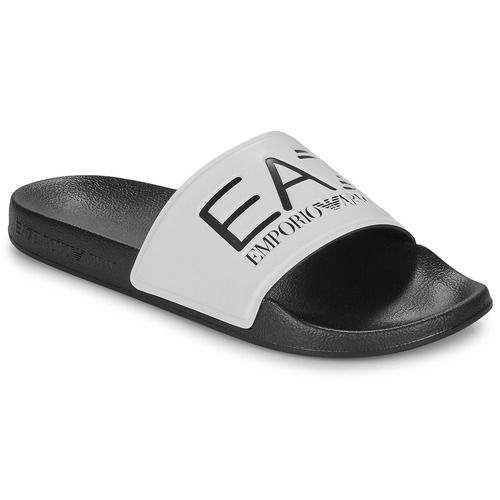 Ciabatte Donna Emporio Armani EA7 7X0001, eleganti e comfortevoli, perfette per l'estate. Design moderno e raffinato, ideali per il tempo libero e la spiaggia. Comode e leggere, queste ciabatte sono un must-have per ogni guardaroba femminile. Acquista ora per un look trendy e alla moda!