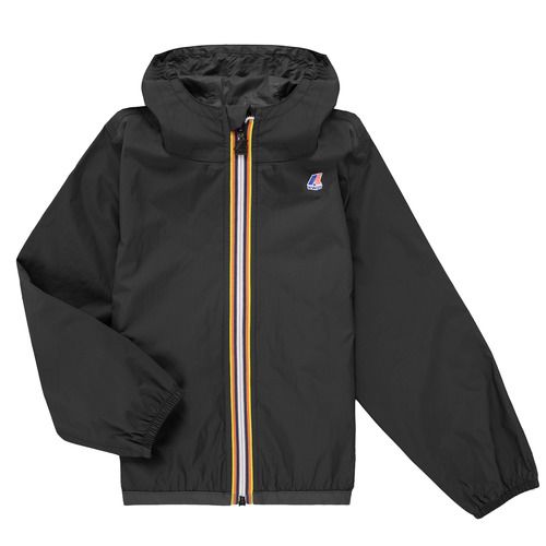 giacca a vento ragazza K-Way  LE VRAI PETIT CLAUDE 4.0 100 % NYLON RECYCLED  Nero K-Way 8059005208258