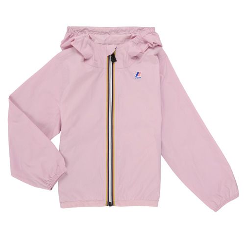 giacca a vento ragazza K-Way  LE VRAI PETIT CLAUDE 4.0 100 % NYLON RECYCLED  Rosa K-Way 8059005208418