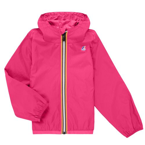 giacca a vento ragazza K-Way  LE VRAI PETIT CLAUDE 4.0 100 % NYLON RECYCLED  Rosa K-Way 8059005208920