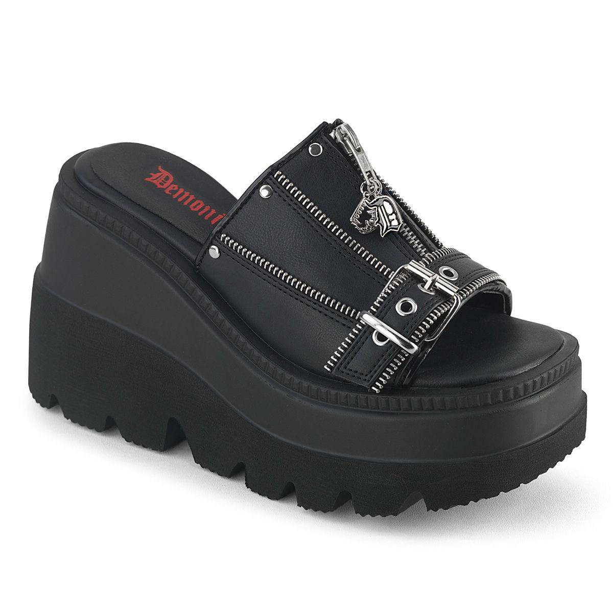 DemoniaCult SHAKER-07 SHA07/BVL Sabot Donna   Plateau 11.4 Nero SHA07/BVL