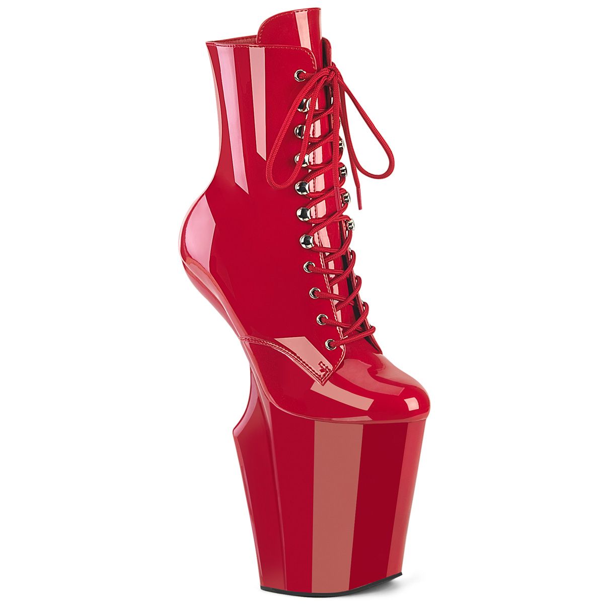 Pleaser WORSHIP-1020 WOR1020/R/M Tronchetti  Tacco Altissimo 25 Plateau 12.1 Rosso WOR1020/R/M