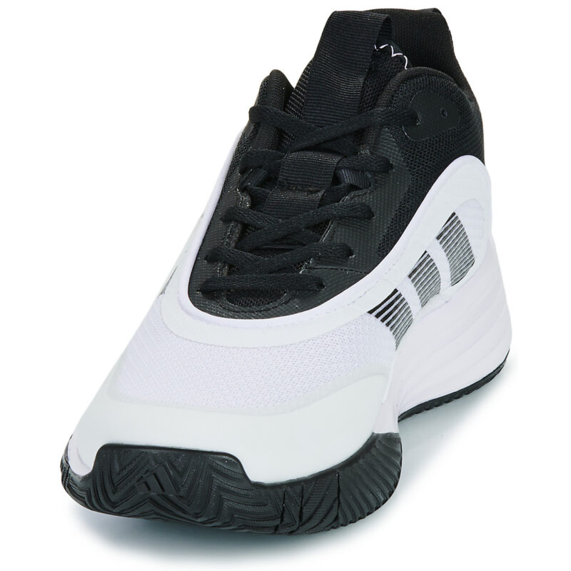 adidas OWNTHEGAME 3.0 Blanc Chaussures de Basketball Homme - 3