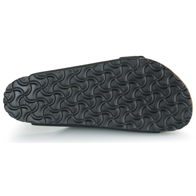 Chaussons BIRKENSTOCK Arizona &agrave; semelle souple en nubuck noir, pointure 7 (femme)