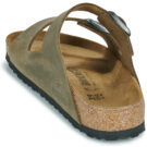 BIRKENSTOCK Arizona Oiled / Pelle / Khaki / Regular Kaki Ciabatta Uomo - 5