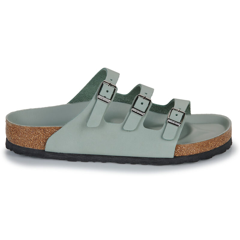 BIRKENSTOCK Florida Fresh Nubuck / Pure / Sage / Regular Verde Ciabatta Donna - 2