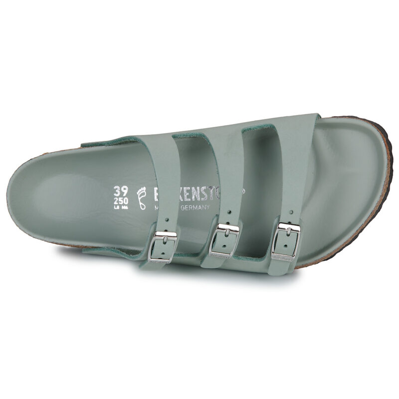 BIRKENSTOCK Florida Fresh Nubuck / Pure / Sage / Regular Verde Ciabatta Donna - 6