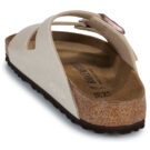 BIRKENSTOCK Arizona Birko-flor / Perla / White / Regular Beige Ciabatta Donna - 5