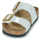 BIRKENSTOCK Sydney Cushion Buckle Birko-flor / Patent / White / Regular Bianco Ciabatta Donna - 3