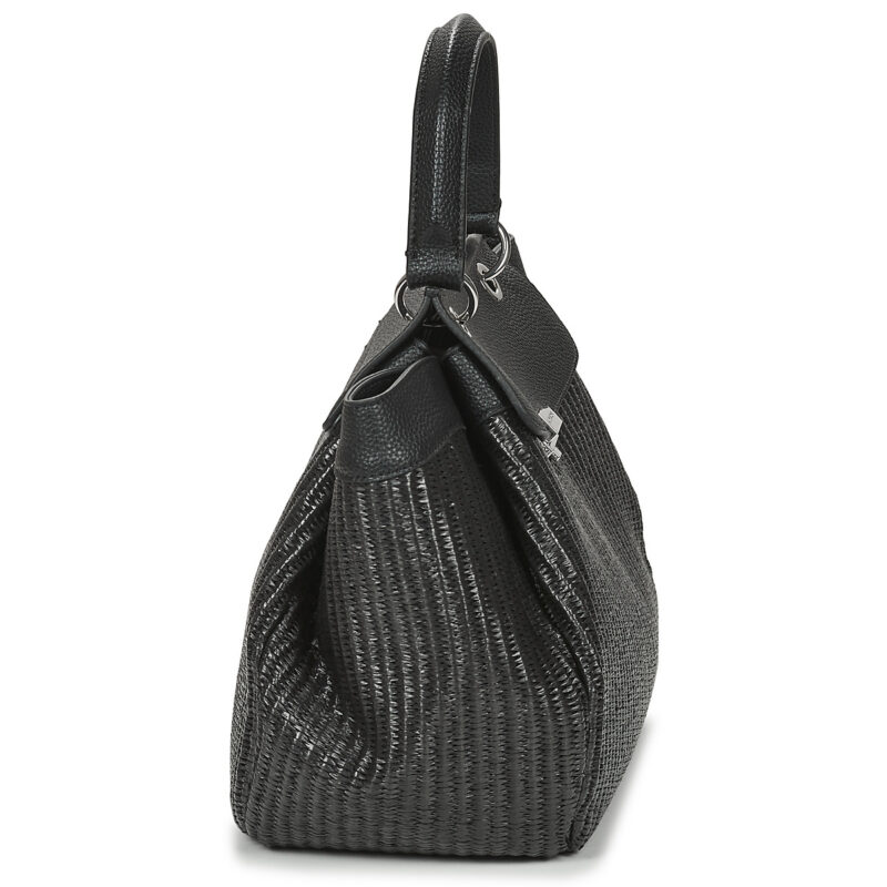 Donna Armani Exchange WAVE CROCHET TOP HANDLE M Nero Borsetta Donna - 3