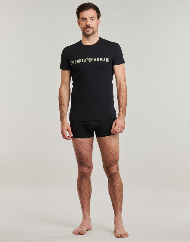 Pyjama-Sets Emporio Armani T-SHIRT + TRUNK SET Schwarz Completi pigiami Herren - 2