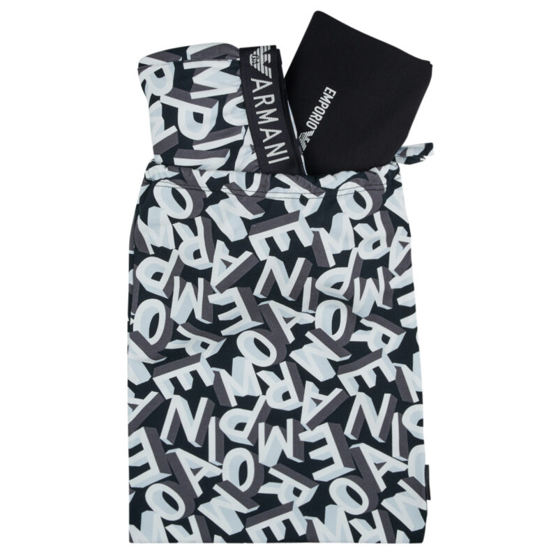 Completi pigiami Emporio Armani SHORT PYJAMAS SET Multicolore Completi pigiami Uomo - 6