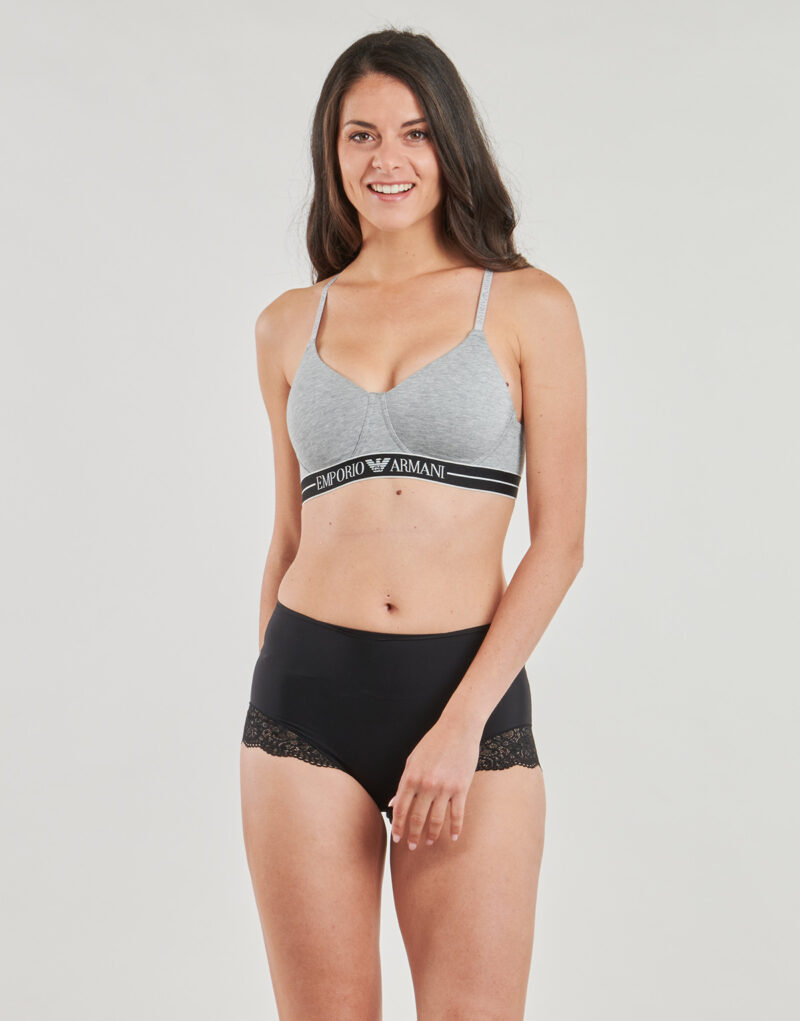 Brassiere Emporio Armani EVERYDAY COTTON PADDED SOFT COUTOUR BRA Grigio Brassiere Donna - 2