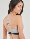 Brassiere Emporio Armani EVERYDAY COTTON PADDED SOFT COUTOUR BRA Grigio Brassiere Donna - 4