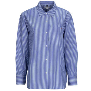 Camicia  Tommy Hilfiger  ESS POPLIN EASY FIT SHIRT  Blu -  Camicie Donna