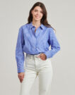 Camicia Tommy Hilfiger ESS POPLIN EASY FIT SHIRT Blu Camicie Donna - 2