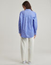 Camicia Tommy Hilfiger ESS POPLIN EASY FIT SHIRT Blu Camicie Donna - 4