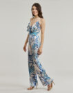 Tute / Jumpsuit  Guess  ALICE SLINKY OVERALL  Blu -   Tute / Jumpsuit Donna - 3