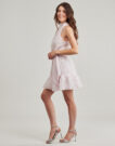 Abito corto  Guess  DANILE FLARE  Rosa -  Abiti corti Donna - 3