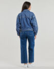 Giacca in jeans Guess OVERSIZE TRUCKER JACKET Blu - Giacche in jeans Donna - 4