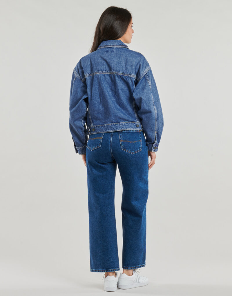 Giacca in jeans Guess OVERSIZE TRUCKER JACKET Blu - Giacche in jeans Donna - 4