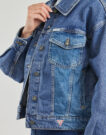Giacca in jeans Guess OVERSIZE TRUCKER JACKET Blu - Giacche in jeans Donna - 5