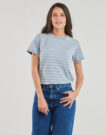 T-shirt Guess SS CN REG YD STRIPED TEE Blu T-shirt maniche corte Donna - 2