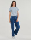 T-shirt Guess SS CN REG YD STRIPED TEE Blu T-shirt maniche corte Donna - 3