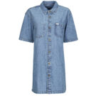 Abito corto  Guess  OVERSIZE SS DRESS  Blu -  Abiti corti Donna - 1