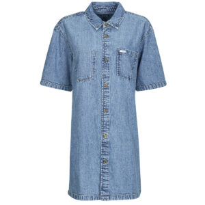 Abito corto  Guess  OVERSIZE SS DRESS  Blu -  Abiti corti Donna