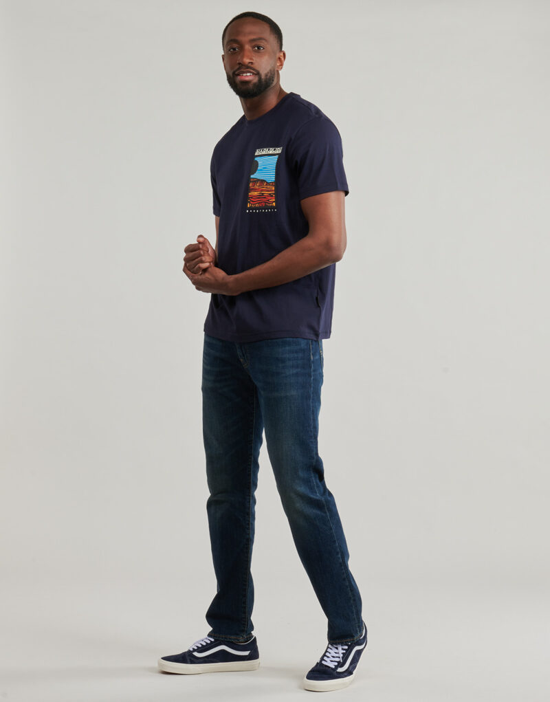 T-shirt Napapijri S-VALDOR Marine T-shirt maniche corte Uomo - 3