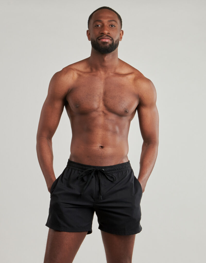 Pantalones cortos de playa/bermudas Quiksilver EVERYDAY SOLID VOLLEY 15 negros para hombre - 2