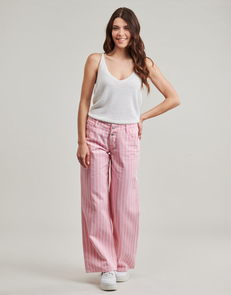 Jeans Flare  Le Temps des Cerises  LAURYN  Rosa -  Jeans Flare Donna - 2