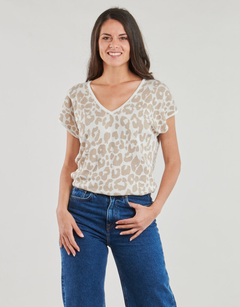 T-shirt  Morgan  MZORA  Beige -  T-shirt maniche corte Donna - 2
