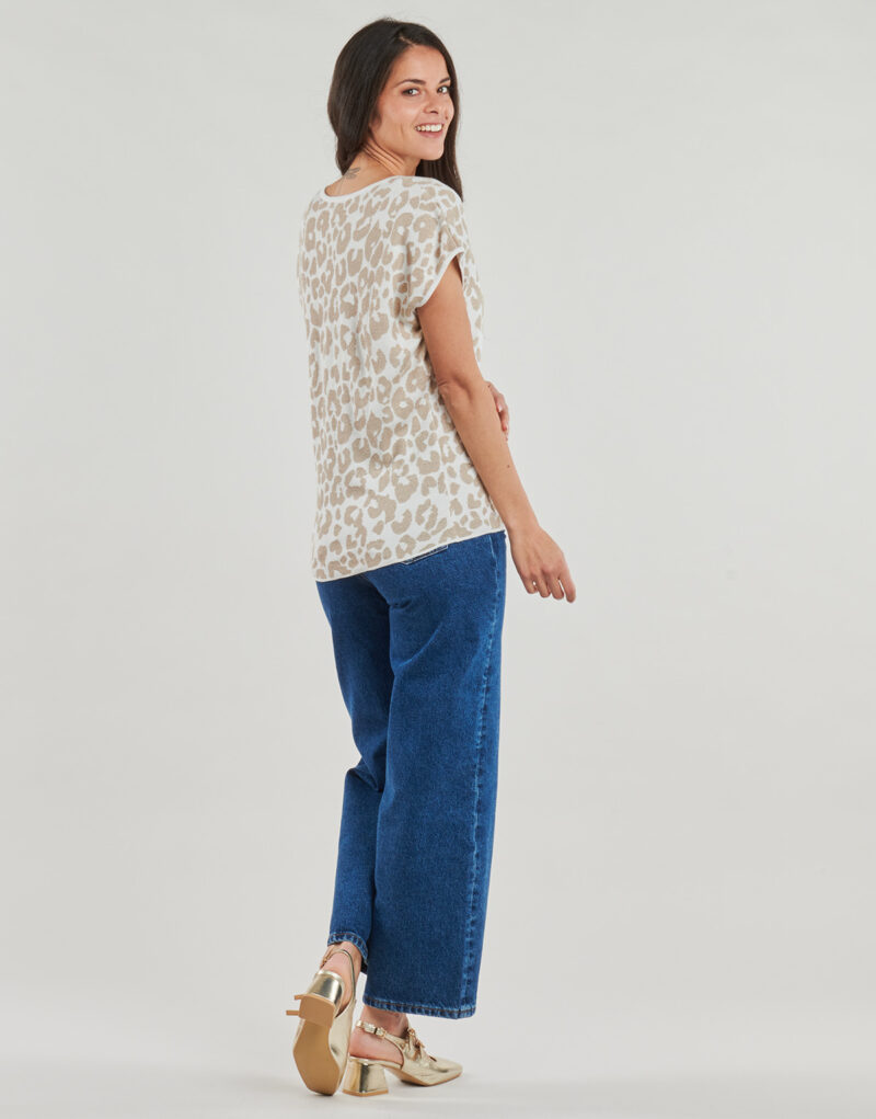 T-shirt  Morgan  MZORA  Beige -  T-shirt maniche corte Donna - 4