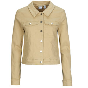 Giacca in jeans  Vero Moda  VMWILD  Beige -   Giacche in jeans Donna