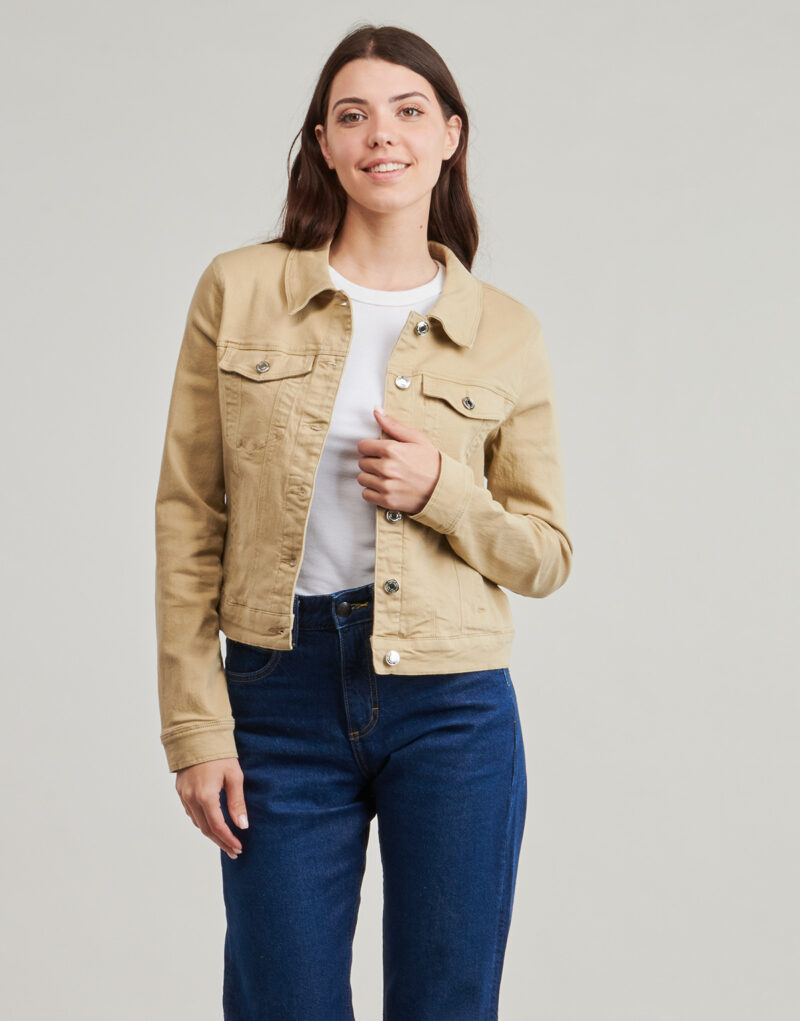Giacca in jeans  Vero Moda  VMWILD  Beige -   Giacche in jeans Donna - 2