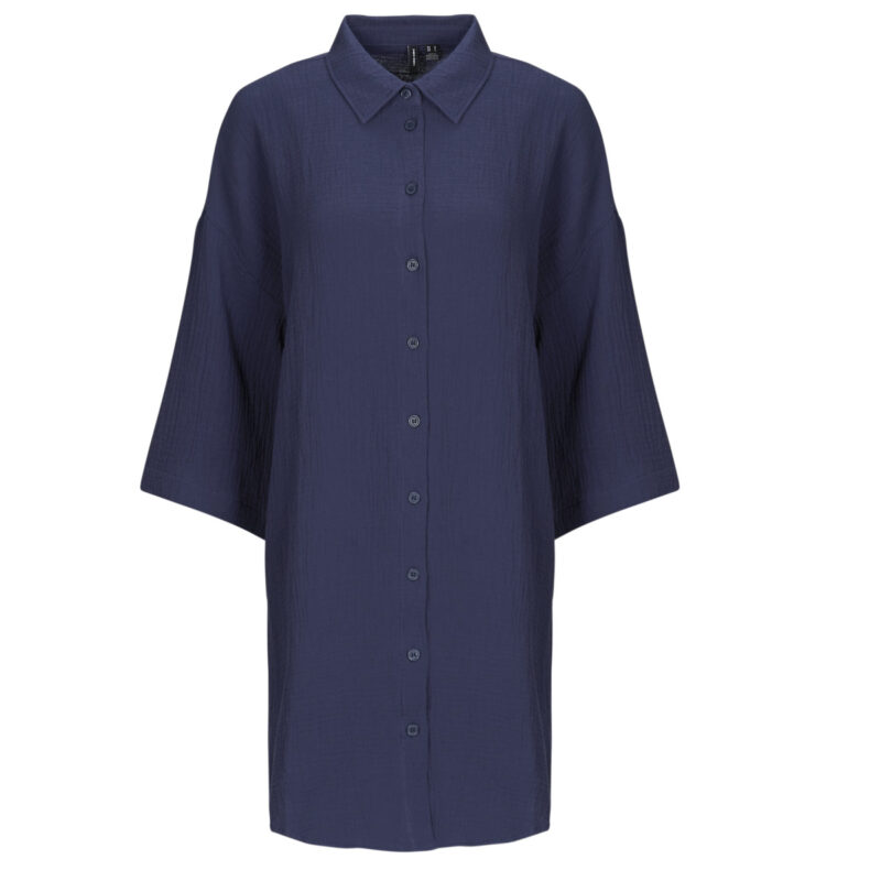 Abito corto  Vero Moda  VMNATALI   Marine -  Abiti corti Donna - 1