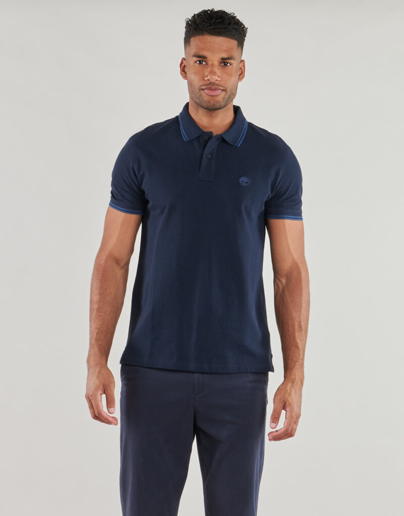 Timberland Millers River Tipped Pique Polo Schwarz Herren Polo - 2