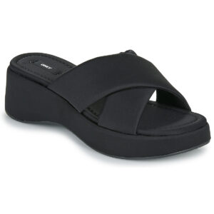 Only  ONLMORGAN-3 CROSS STRAP SANDAL  Nero -  Ciabatta Donna