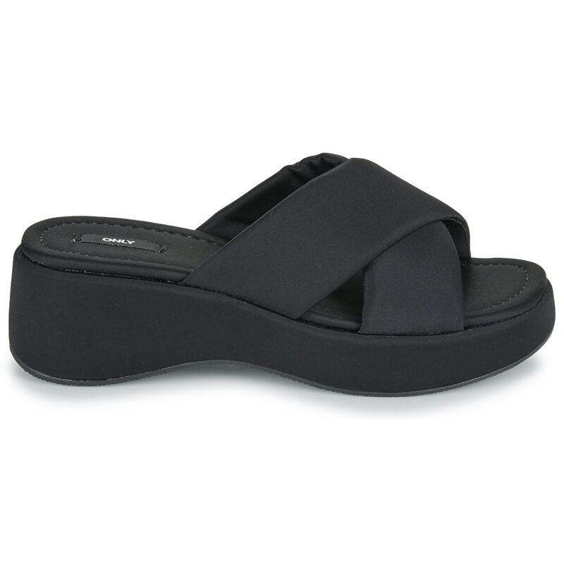 Only ONLMORGAN-3 CROSS STRAP SANDAL Nero Ciabatta Donna - 2