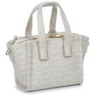 Emporio Armani TOTE M CANVAS JAQUARD MONOGRAM Beige Borse Shopping Donna - 2