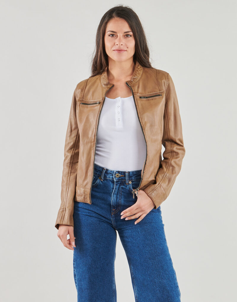 Giacca in pelle Oakwood RITZ Marrone Giacche in pelle Donna - 2
