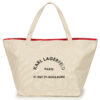 Karl Lagerfeld K/RSG CANVAS SHOPPER Beige Borse Shopping Donna