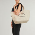 Karl Lagerfeld K/RSG CANVAS SHOPPER Beige Borse Shopping Donna - 6