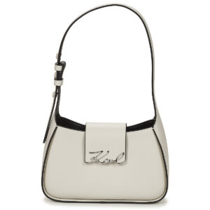 Karl Lagerfeld K/SIGNATURE SM SHOULDER BAG Bianco Borse a spalla Donna