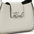 Karl Lagerfeld K/SIGNATURE SM SHOULDER BAG Bianco Borse a spalla Donna - 4