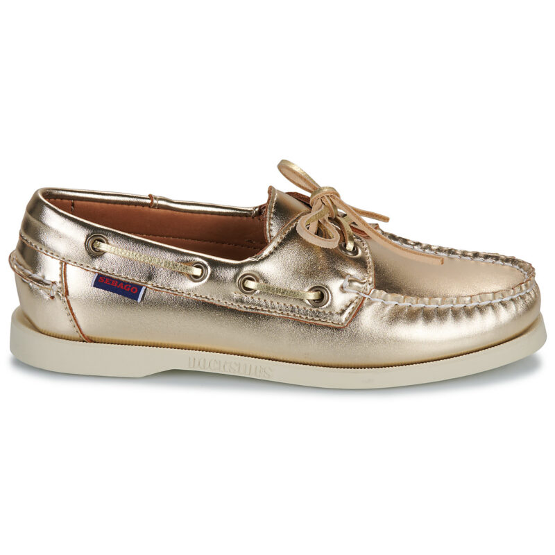 Sebago DOCKSIDES PORTLAND MET W Oro Scarpe da barca Donna - 2