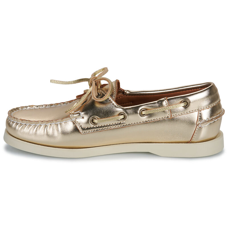Sebago DOCKSIDES PORTLAND MET W Oro Scarpe da barca Donna - 4